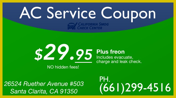 A coupon for AC service at Santa Clara